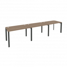 Onix Рабочая станция на П-образном м/к O.MP-RS-3.2.7 Дуб Аризона/Металл Антрацит 3540*720*750