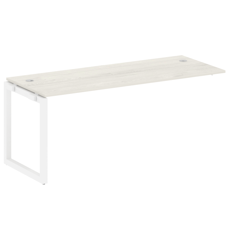 Metal System Quattro Проходной элемент рабочей станции на О-образном м/к 50БО.ПРС-СП-1.5 Дуб Наварра