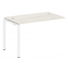 Metal System Проходной элемент рабочей станции на П-образном м/к БП.ПРС-СП-1.2 Дуб Наварра/Металл Бе