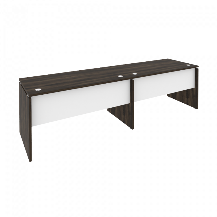 Onix Рабочая станция O.RS-2.3.7 Дуб Мали/Белый Бриллиант 2760*720*750