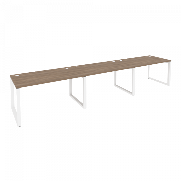 Onix Рабочая станция на О-образном м/к O.MO-RS-3.3.8 Дуб Аризона/Металл Белый 4140*800*750