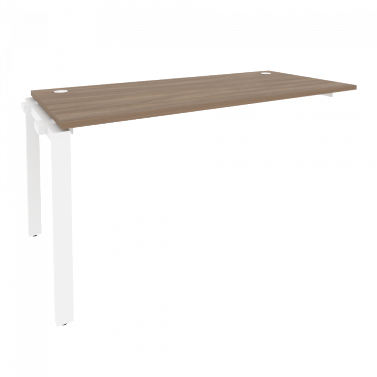 Onix Наборный элемент рабочей станции на П-образном м/к O.MP-1.NRS-4.7 Дуб Аризона/Металл Белый 1580
