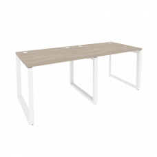 Onix Рабочая станция на О-образном м/к O.MO-RS-2.1.8 Дуб Аттик/Металл Белый 1960*800*750