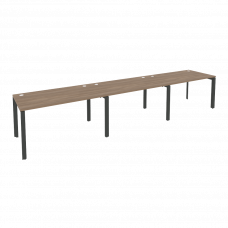 Onix Рабочая станция на П-образном м/к O.MP-RS-3.3.8 Дуб Аризона/Металл Антрацит 4140*800*750