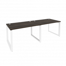 Onix Рабочая станция на О-образном м/к O.MO-RS-2.2.8 Дуб Мали/Металл Белый 2360*800*750