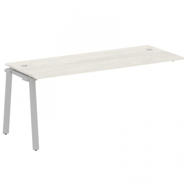 Metal System Проходной элемент рабочей станции на А-образном м/к БА.ПРС-СП-1.5 Дуб Наварра/Металл Се