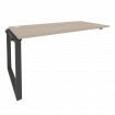 Onix Наборный элемент рабочей станции на О-образном м/к O.MO-1.NRS-4.8 Дуб Аттик/Металл Антрацит 158