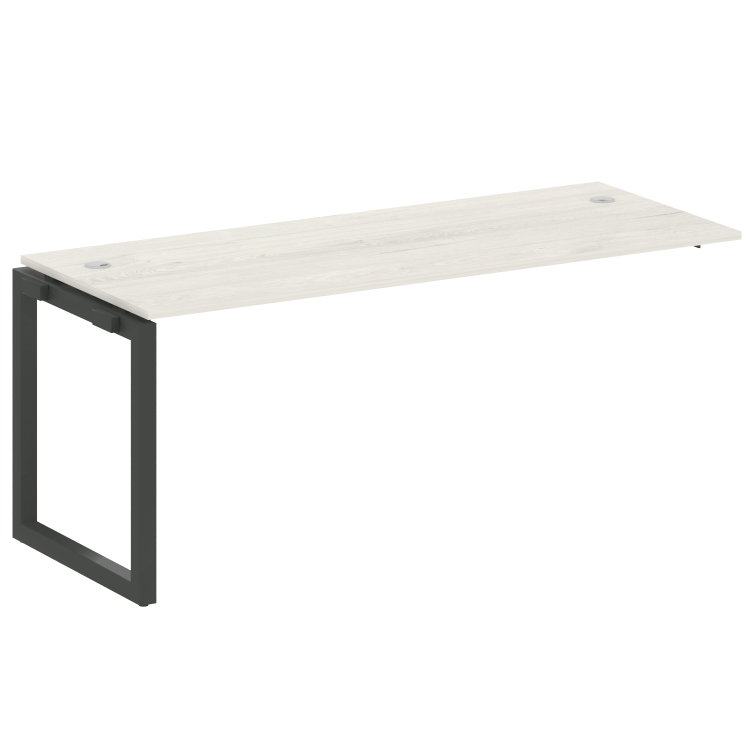 Metal System Quattro Проходной элемент рабочей станции на О-образном м/к 50БО.ПРС-СП-1.5 Дуб Наварра