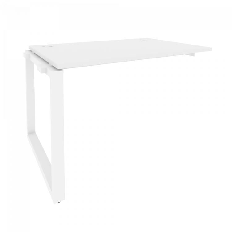 Onix Наборный элемент рабочей станции на О-образном м/к O.MO-1.NRS-2.8 Белый Бриллиант/Металл Белый