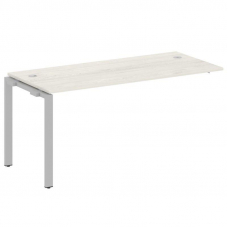 Metal System Проходной элемент рабочей станции на П-образном м/к БП.ПРС-СП-1.4 Дуб Наварра/Металл Се