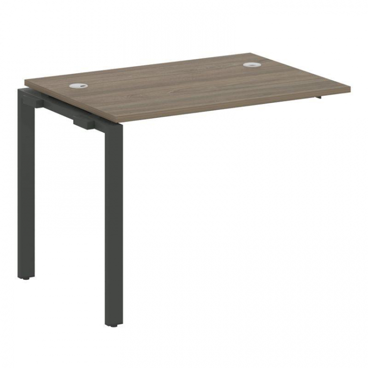 Metal System Проходной элемент рабочей станции на П-образном м/к БП.ПРС-СП-1.1 Вяз Благородный/Метал