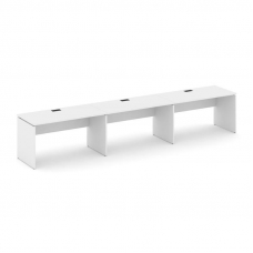 Style Project Рабочая станция 1 сторон. SN-D.ORS-041 Белый/Черная Заглушка 2940*700*750