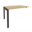 Onix Наборный элемент рабочей станции на П-образном м/к O.MP-1.NRS-2.8 Тиквуд Светлый/Металл Антраци