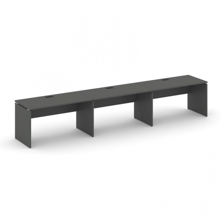 Style Project Рабочая станция 1 сторон. SN-D.ORS-032 Антрацит/Черная Заглушка 3540*600*750