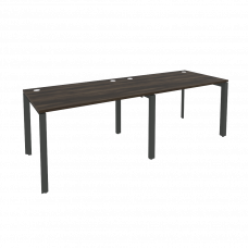 Onix Рабочая станция на П-образном м/к O.MP-RS-2.2.8 Дуб Мали/Металл Антрацит 2360*800*750