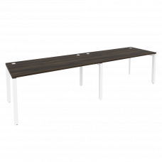 Onix Рабочая станция на П-образном м/к O.MP-RS-2.4.8 Дуб Мали/Металл Белый 3160*800*750