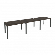 Onix Рабочая станция на П-образном м/к O.MP-RS-3.2.8 Дуб Мали/Металл Антрацит 3540*800*750