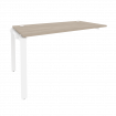 Onix Наборный элемент рабочей станции на П-образном м/к O.MP-1.NRS-3.7 Дуб Аттик/Металл Белый 1380*7