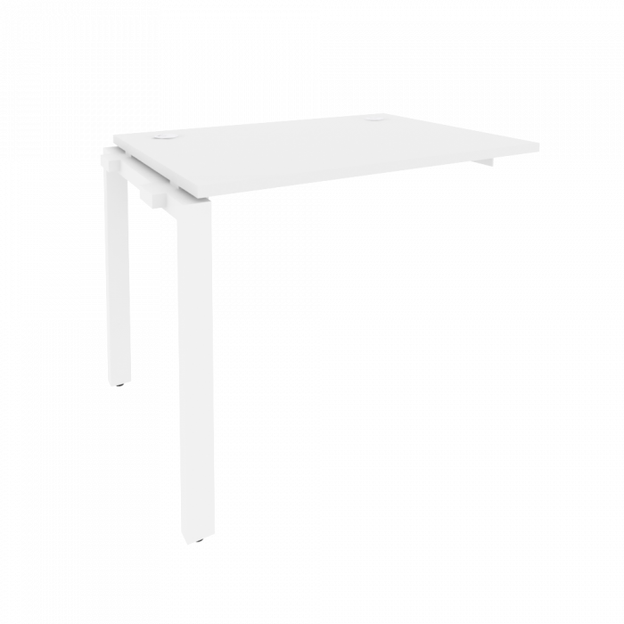 Onix Наборный элемент рабочей станции на П-образном м/к O.MP-1.NRS-1.7 Белый Бриллиант/Металл Белый