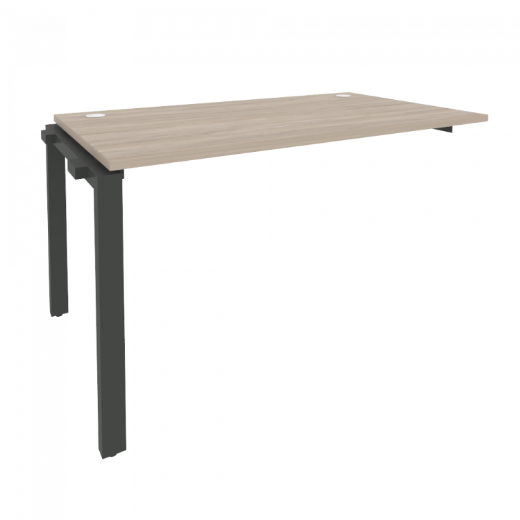 Onix Наборный элемент рабочей станции на П-образном м/к O.MP-1.NRS-3.8 Дуб Аттик/Металл Антрацит 138