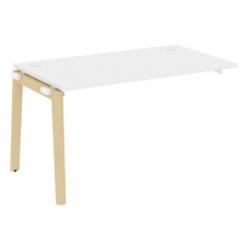 Onix Wood Наборный эл. раб. станции OW.1.NRS-3.8 Белый Бриллиант/Дуб Светлый/Металл Белый 1380*800*7