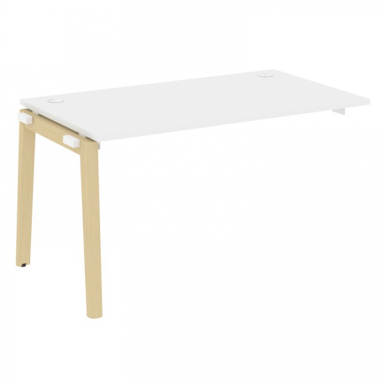 Onix Wood Наборный эл. раб. станции OW.1.NRS-3.8 Белый Бриллиант/Дуб Светлый/Металл Белый 1380*800*7