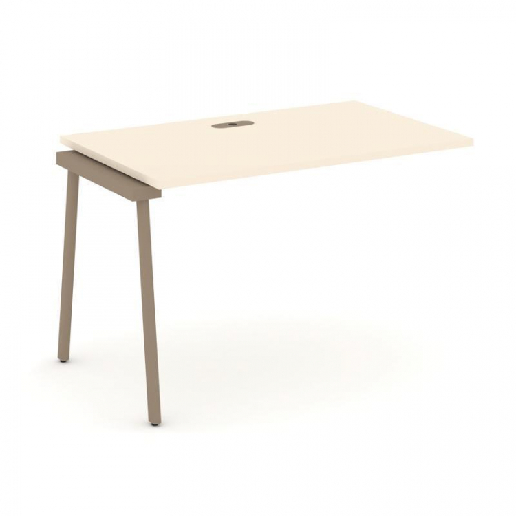 Estetica Наборный элемент рабочей станциии ES.1.NRS-2-LP Сатин/Металл Латте 1180*730*750