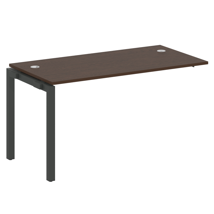 Metal System Quattro Проходной элемент рабочей станции на П-образном м/к 50БП.ПРС-СП-1.3 Венге Цаво/