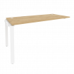 Onix Наборный элемент рабочей станции на П-образном м/к O.MP-1.NRS-4.7 Тиквуд Светлый/Металл Белый 1