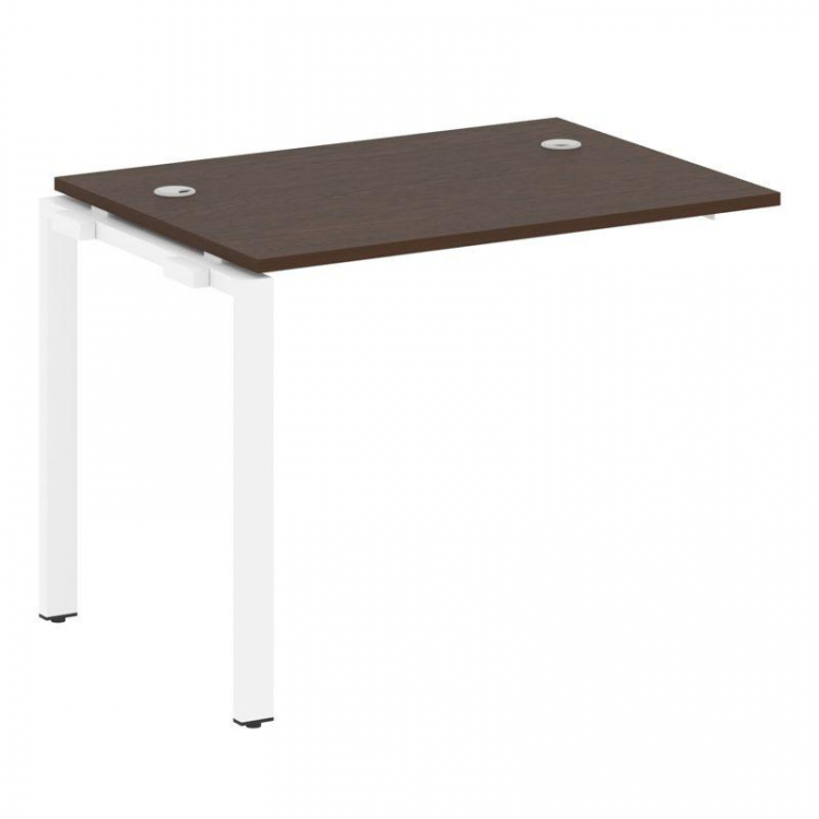 Metal System Проходной элемент рабочей станции на П-образном м/к БП.ПРС-СП-1.1 Венге Цаво/Металл Бел