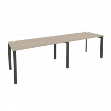 Onix Рабочая станция на П-образном м/к O.MP-RS-2.3.7 Дуб Аттик/Металл Антрацит 2760*720*750