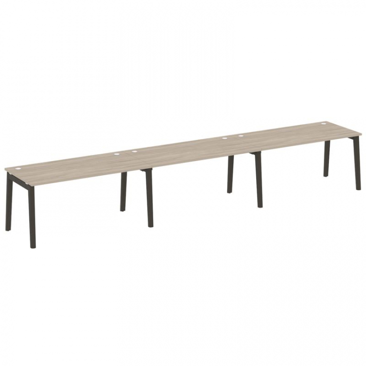 Onix Wood Рабочая станция OW.RS-3.4.8 Дуб Аттик/Дуб Темный/Металл Антрацит 4740*800*750