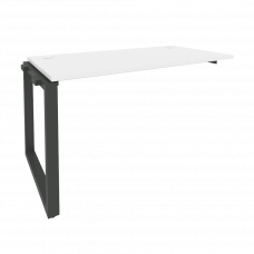 Onix Наборный элемент рабочей станции на О-образном м/к O.MO-1.NRS-3.7 Белый Бриллиант/Металл Антрац
