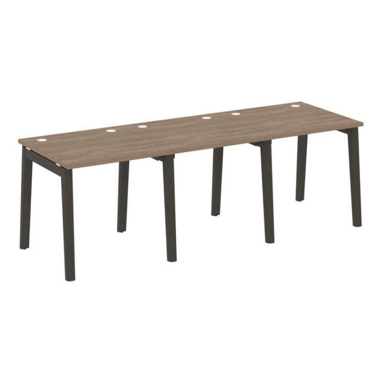 Onix Wood Рабочая станция OW.RS-3.0.8 Дуб Аризона/Дуб Темный/Металл Антрацит 2340*800*750