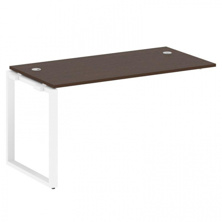 Metal System Проходной элемент рабочей станции на О-образном м/к БО.ПРС-СП-1.3 Венге Цаво/Металл Бел