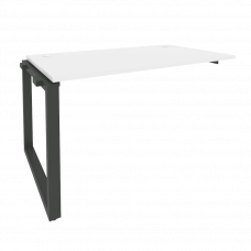 Onix Наборный элемент рабочей станции на О-образном м/к O.MO-1.NRS-3.8 Белый Бриллиант/Металл Антрац