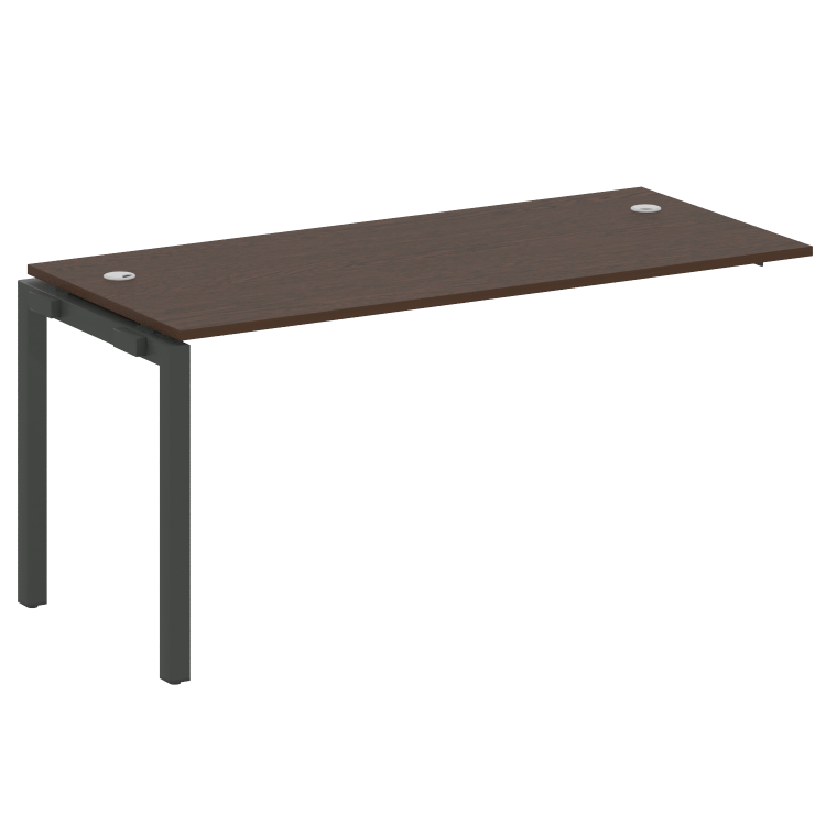 Metal System Quattro Проходной элемент рабочей станции на П-образном м/к 50БП.ПРС-СП-1.4 Венге Цаво/