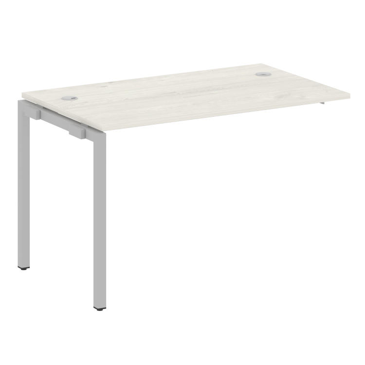 Metal System Quattro Проходной элемент рабочей станции на П-образном м/к 40БП.ПРС-СП-1.2 Дуб Наварра