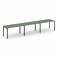 Concept Рабочая станция 3 места CN.ORS-005 Кобо/Металл Черный 2940*720*750