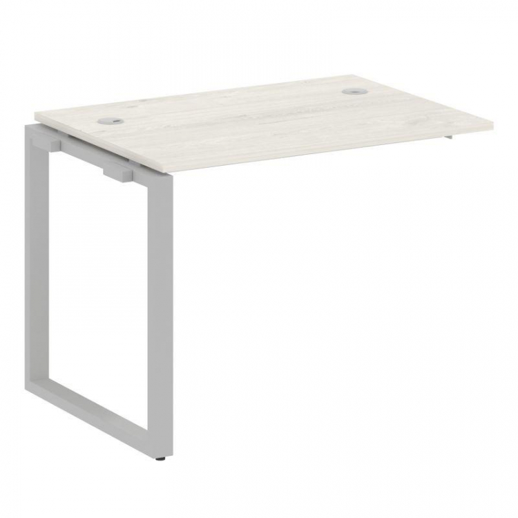 Metal System Проходной элемент рабочей станции на О-образном м/к БО.ПРС-СП-1.1 Дуб Наварра/Металл Се