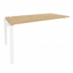 Onix Наборный элемент рабочей станции на П-образном м/к O.MP-1.NRS-4.8 Тиквуд Светлый/Металл Белый 1