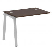 Metal System Проходной элемент рабочей станции на А-образном м/к БА.ПРС-СП-1.1 Венге Цаво/Металл Сер