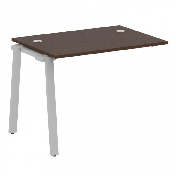 Metal System Проходной элемент рабочей станции на А-образном м/к БА.ПРС-СП-1.1 Венге Цаво/Металл Сер