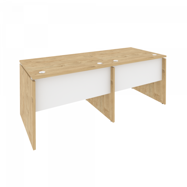 Onix Рабочая станция O.RS-2.1.8 Тиквуд Светлый/Белый Бриллиант 1960*800*750