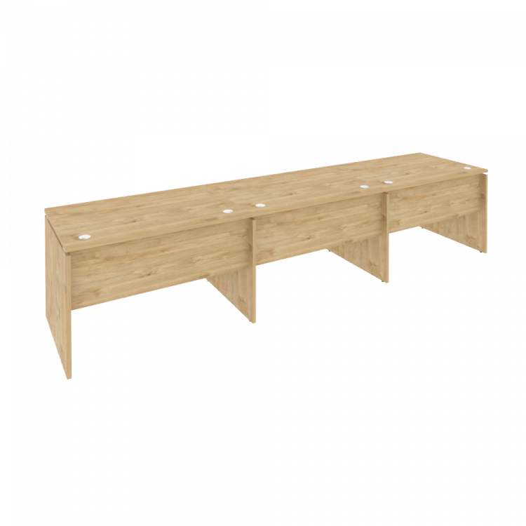 Onix Рабочая станция O.RS-3.2.8 Тиквуд Светлый 3540*800*750