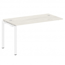 Metal System Проходной элемент рабочей станции на П-образном м/к БП.ПРС-СП-1.3 Дуб Наварра/Металл Бе