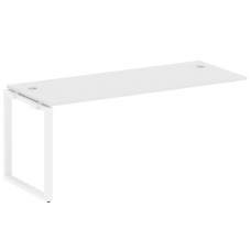 Metal System Проходной элемент рабочей станции на О-образном м/к БО.ПРС-СП-1.5 Белый/Металл Белый 18