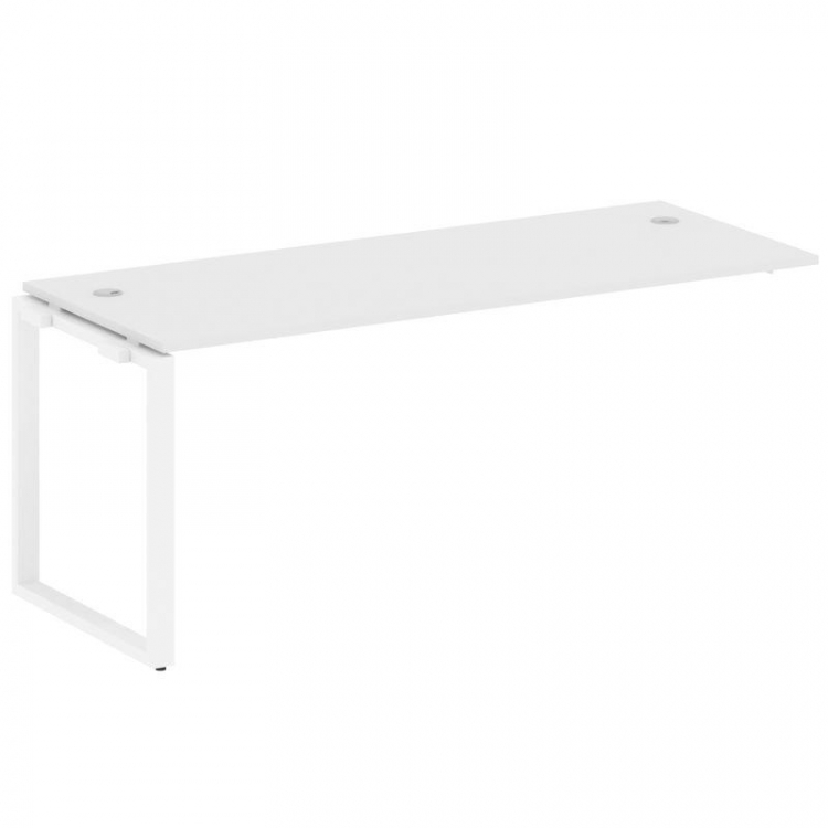 Metal System Проходной элемент рабочей станции на О-образном м/к БО.ПРС-СП-1.5 Белый/Металл Белый 18