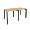 Onix Рабочая станция на П-образном м/к O.MP-RS-2.0.7 Тиквуд Светлый/Металл Антрацит 1560*720*750