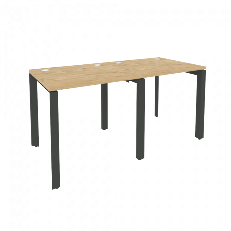 Onix Рабочая станция на П-образном м/к O.MP-RS-2.0.7 Тиквуд Светлый/Металл Антрацит 1560*720*750